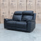 The Panama Two Seater Triple Motor Electric Recliner Lounge - Black Leather available to purchase from Warehouse Furniture Clearance at our next sale event.