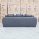 The Paris Feather & Foam Three Seat Sofa - Graphite available to purchase from Warehouse Furniture Clearance at our next sale event.