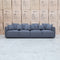 The Paris Feather & Foam Four Seat Sofa - Graphite available to purchase from Warehouse Furniture Clearance at our next sale event.