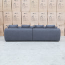 The Paris Feather & Foam Four Seat Sofa - Graphite available to purchase from Warehouse Furniture Clearance at our next sale event.