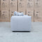 The Paris Feather & Foam Two Seat Sofa - Silver available to purchase from Warehouse Furniture Clearance at our next sale event.