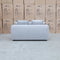 The Paris Feather & Foam Two Seat Sofa - Silver available to purchase from Warehouse Furniture Clearance at our next sale event.
