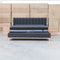 Paros King Upholstered Bed - Charcoal