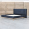 Paros King Upholstered Bed - Charcoal