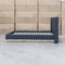 Paros King Upholstered Bed - Charcoal