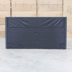 The Paros Double Upholstered Bed - Charcoal - PRE ORDER Available After 23rd October available to purchase from Warehouse Furniture Clearance at our next sale event.