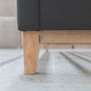 The Paros King Upholstered Bed - Charcoal available to purchase from Warehouse Furniture Clearance at our next sale event.