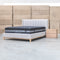 Paros King Upholstered Bed - Oat White