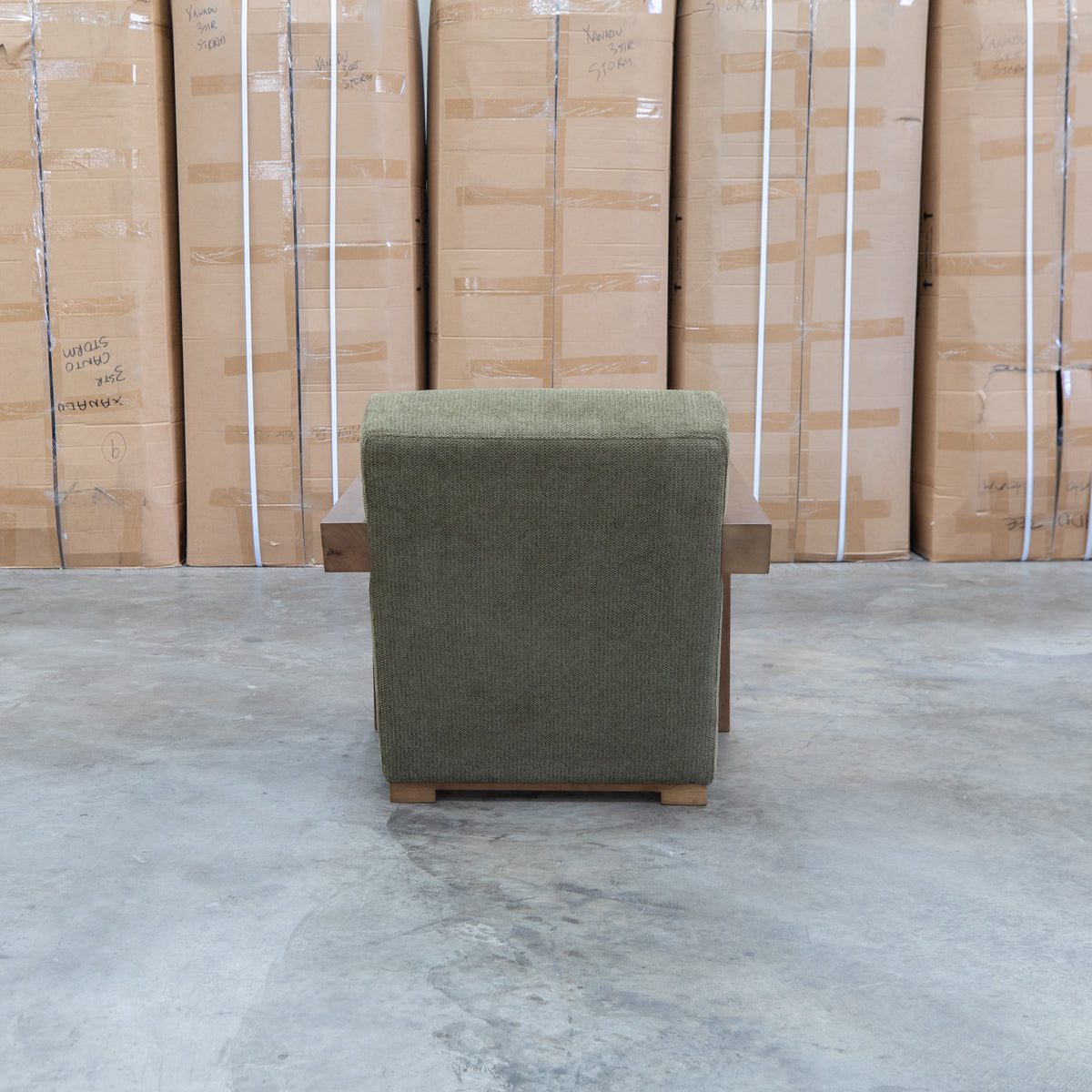 The Penn Accent Chair - Olive - PRE ORDER Available After 5th November available to purchase from Warehouse Furniture Clearance at our next sale event.