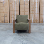 The Penn Accent Chair - Olive - PRE ORDER Available After 5th November available to purchase from Warehouse Furniture Clearance at our next sale event.