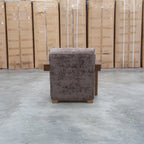 The Penn Accent Chair - Chocolate - PRE ORDER Available After 5th November available to purchase from Warehouse Furniture Clearance at our next sale event.