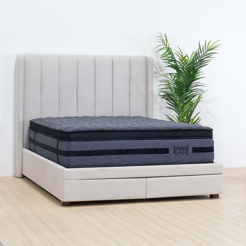 The Boxd Pocket Coil King Mattress - Plush available to purchase from Warehouse Furniture Clearance at our next sale event.
