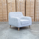 Pierce Single Armchair - Steel