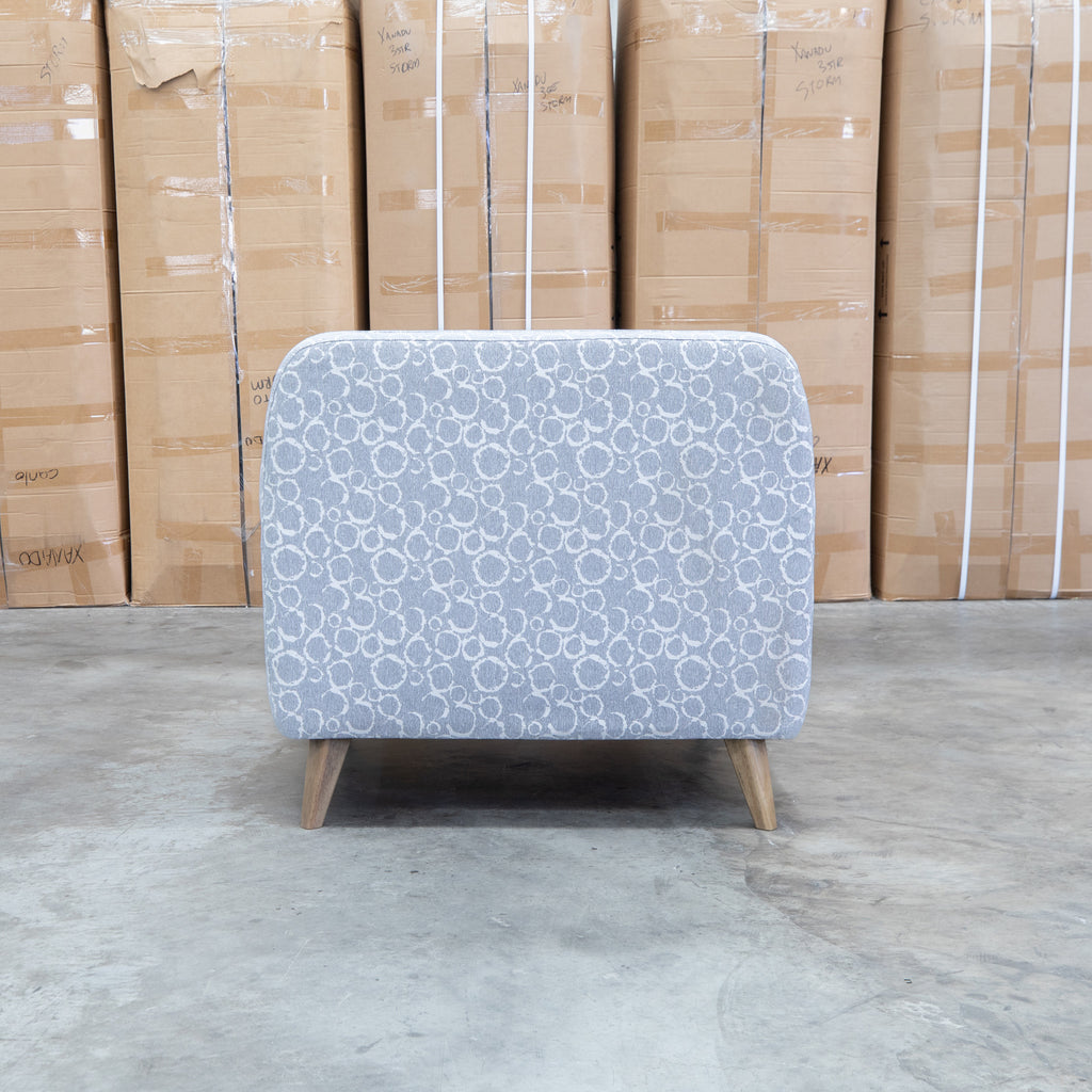 The Pierce Single Armchair - Steel available to purchase from Warehouse Furniture Clearance at our next sale event.