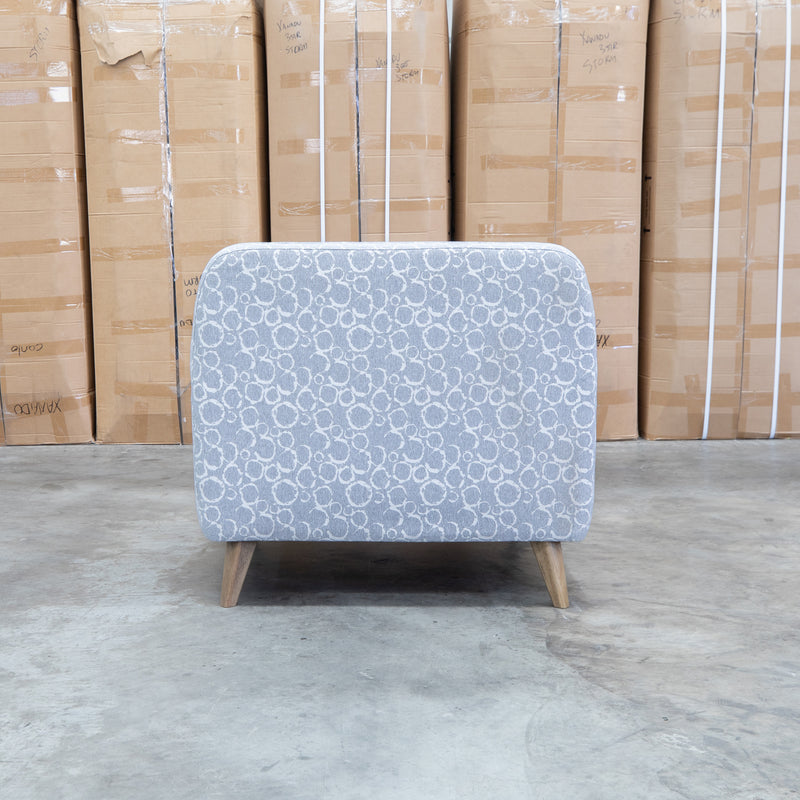 The Pierce Single Armchair - Steel