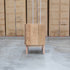 The Polo Marri Harwood Timber Two Drawer Bedside