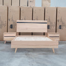 Porto Messmate Queen Bed with Resin Insert - Warehouse Furniture Clearance