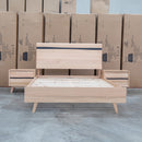 Porto Messmate Queen Bed with Resin Insert - Warehouse Furniture Clearance