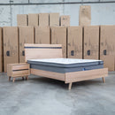 Porto Messmate Queen Bed with Resin Insert - Warehouse Furniture Clearance