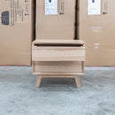 Porto Messmate Two Drawer Bedside - Warehouse Furniture Clearance