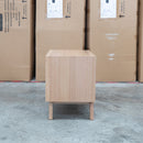 Porto Messmate Two Drawer Bedside - Warehouse Furniture Clearance