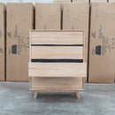 Porto Messmate Five Drawer Tallboy - Warehouse Furniture Clearance