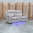 The Portside Two Seat Dual-Electric Recliner Lounge - Almond