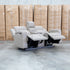 The Portside Two Seat Dual-Electric Recliner Lounge - Almond