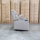 Portside Two Seat Dual-Electric Recliner Lounge - Almond