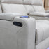 The Portside Two Seat Dual-Electric Recliner Lounge - Almond