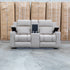 The Portside Two Seat Dual-Electric Recliner Lounge - Almond