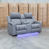 The Portside Two Seat Dual-Electric Recliner Lounge - Shadow