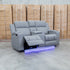 The Portside Two Seat Dual-Electric Recliner Lounge - Shadow