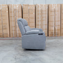 Portside Two Seat Dual-Electric Recliner Lounge - Shadow