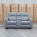Portside Two Seat Dual-Electric Recliner Lounge - Shadow