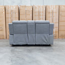 Portside Two Seat Dual-Electric Recliner Lounge - Shadow
