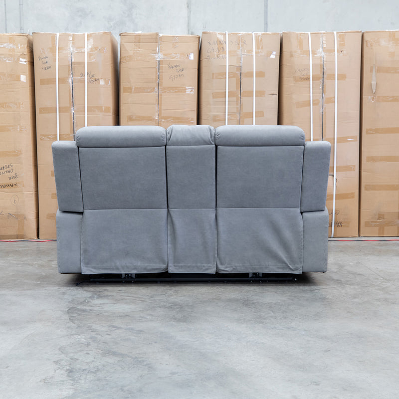 The Portside Two Seat Dual-Electric Recliner Lounge - Shadow