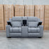The Portside Two Seat Dual-Electric Recliner Lounge - Shadow