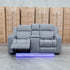 The Portside Two Seat Dual-Electric Recliner Lounge - Shadow