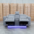 The Portside Two Seat Dual-Electric Recliner Lounge - Shadow