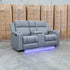 The Portside Two Seat Dual-Electric Recliner Lounge - Shadow