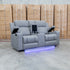 The Portside Two Seat Dual-Electric Recliner Lounge - Shadow