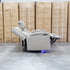 The Portside Three Seat Dual-Electric Recliner Lounge - Almond