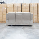 Portside Three Seat Dual-Electric Recliner Lounge - Almond