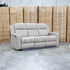 The Portside Three Seat Dual-Electric Recliner Lounge - Almond