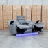 The Portside Three Seat Dual-Electric Recliner Lounge - Shadow