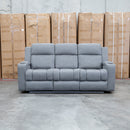 Portside Three Seat Dual-Electric Recliner Lounge - Shadow