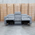 The Portside Three Seat Dual-Electric Recliner Lounge - Shadow
