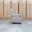Portside Dual-Electric Single Recliner - Almond