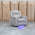 The Portside Dual-Electric Single Recliner - Almond